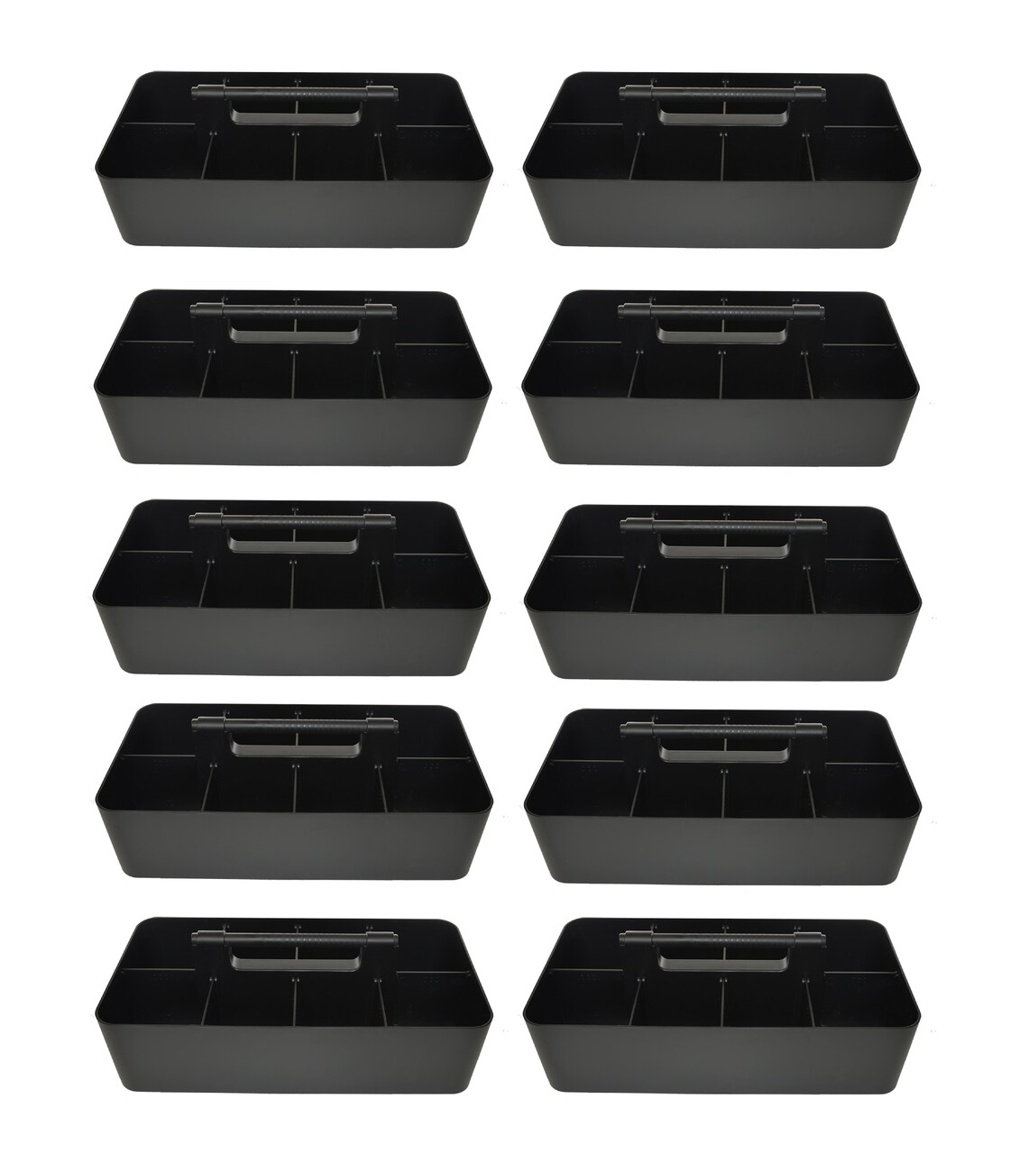 Enjoy Organizer Portable Caddy with Handle – 8-Compartment Storage Bin with Removable Dividers for Office, Crafts, and Home – Made in USA